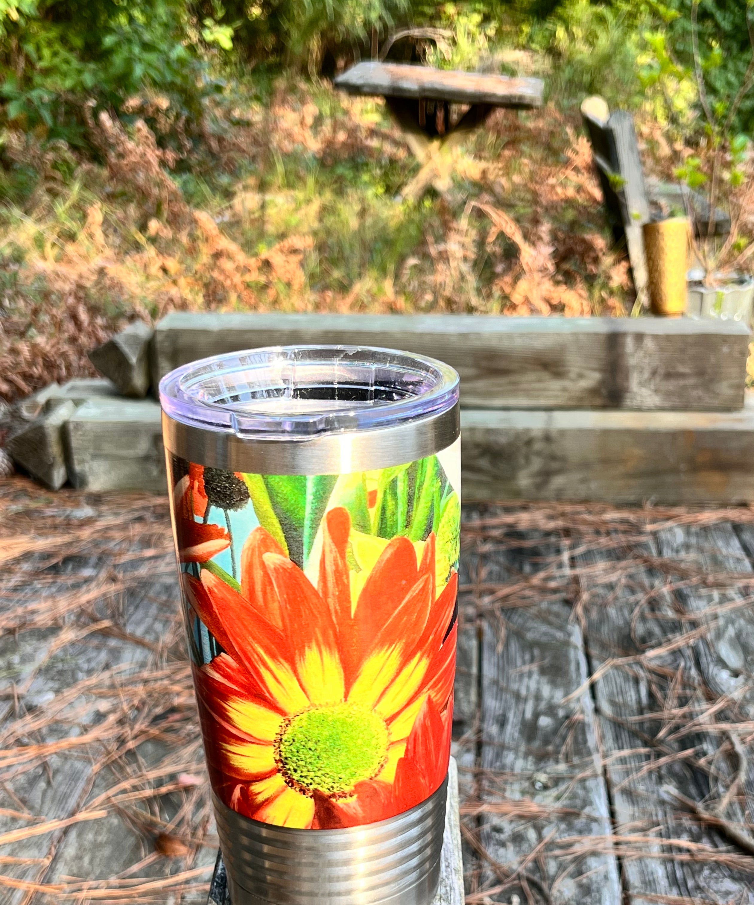 Bunch Of Flowers Ringneck Tumbler, 20oz