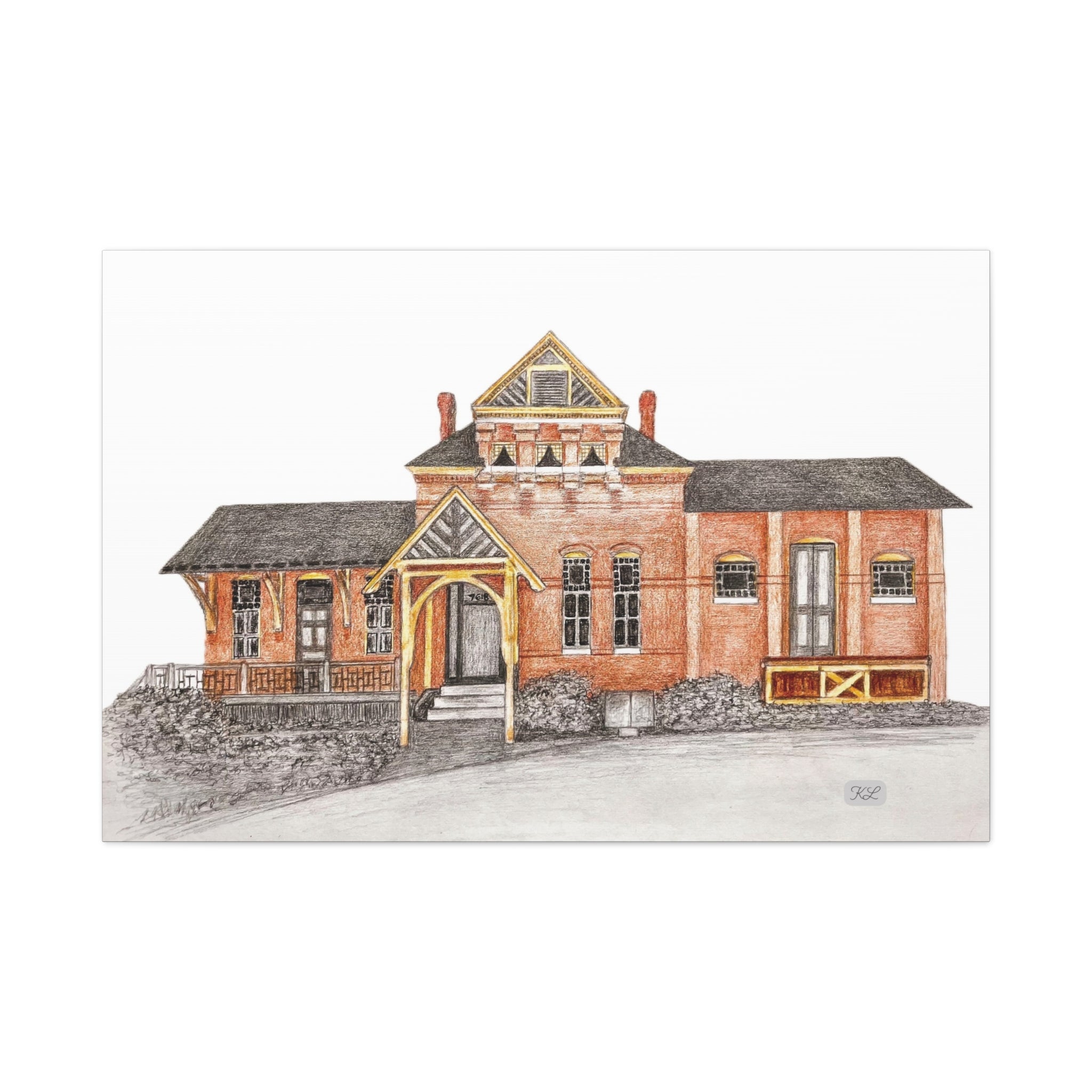 Sykesville Station Canvas Wall Art
