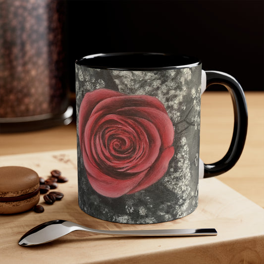 Artist Rose Accent Coffee Mug, 11oz