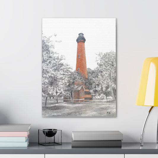 Currituck Lighthouse Canvas Gallery Wrap