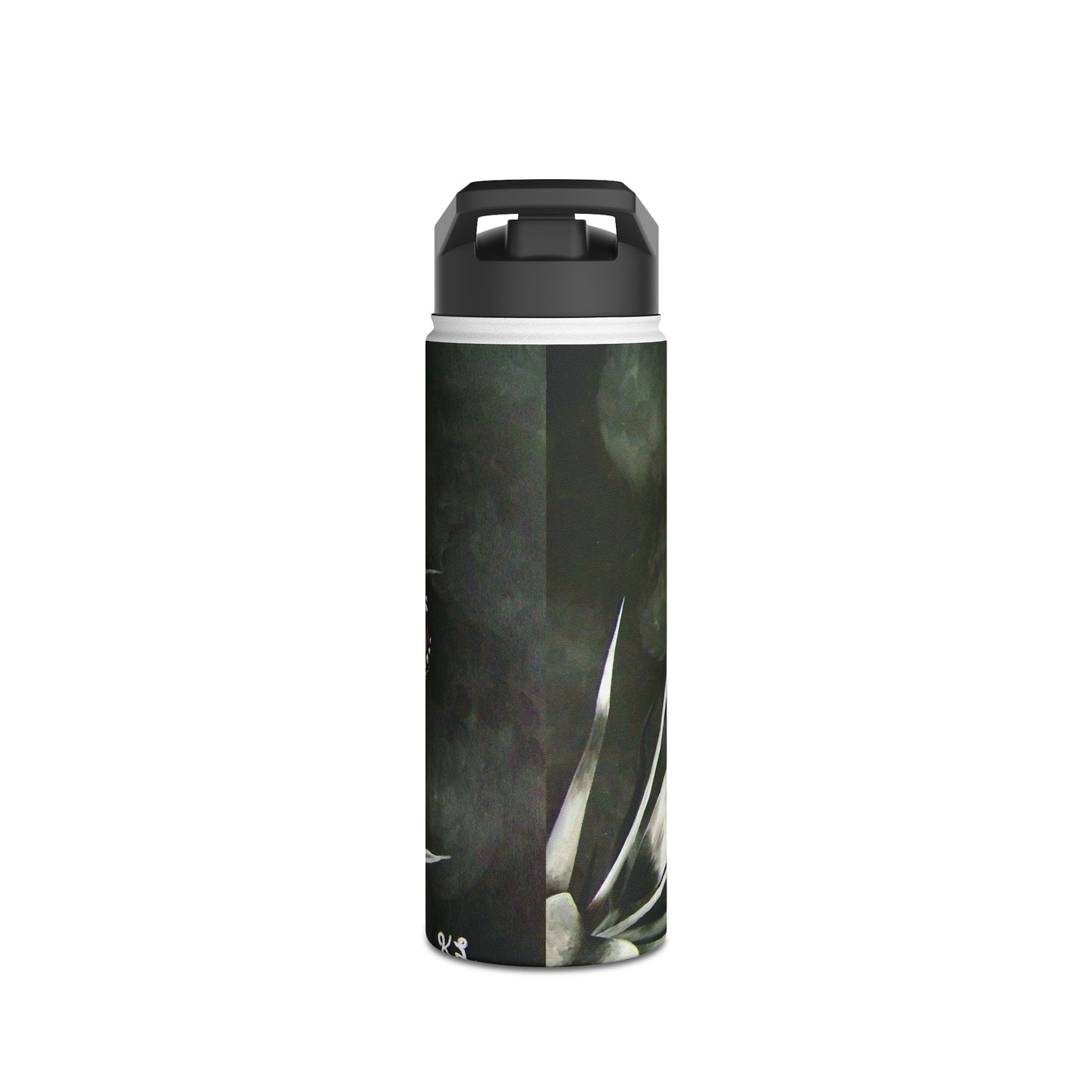 The First Butterfly Stainless Steel Water Bottle, Standard Lid