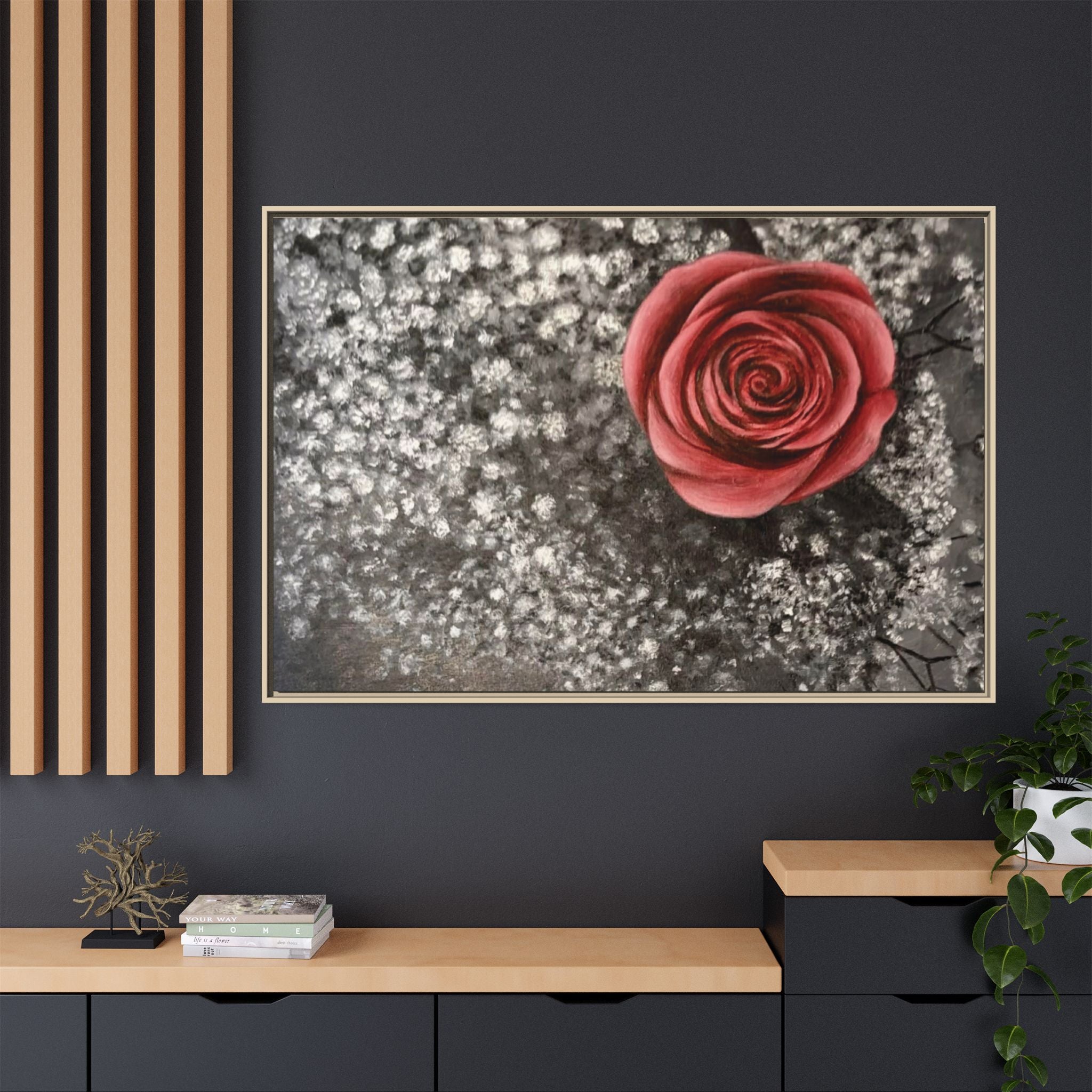 Artist Rose Wall Print