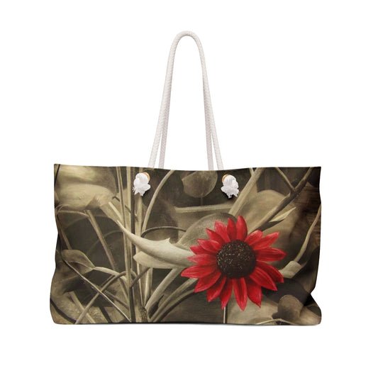 The Red Flower Weekender Bag