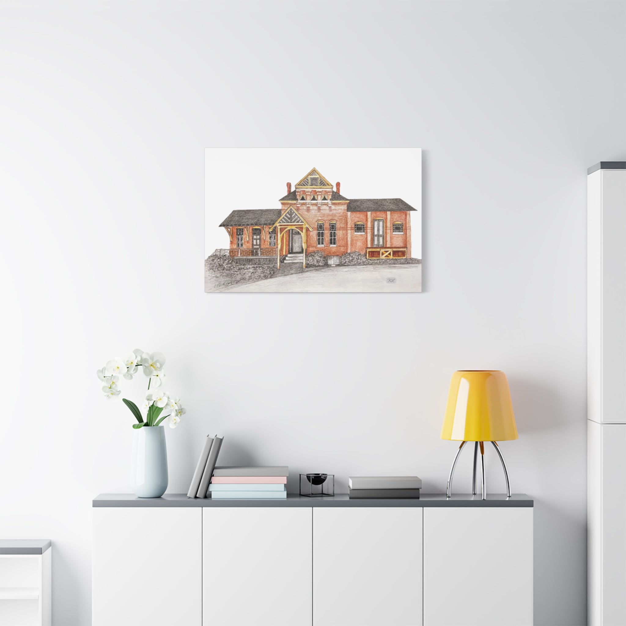 Sykesville Station Canvas Wall Art
