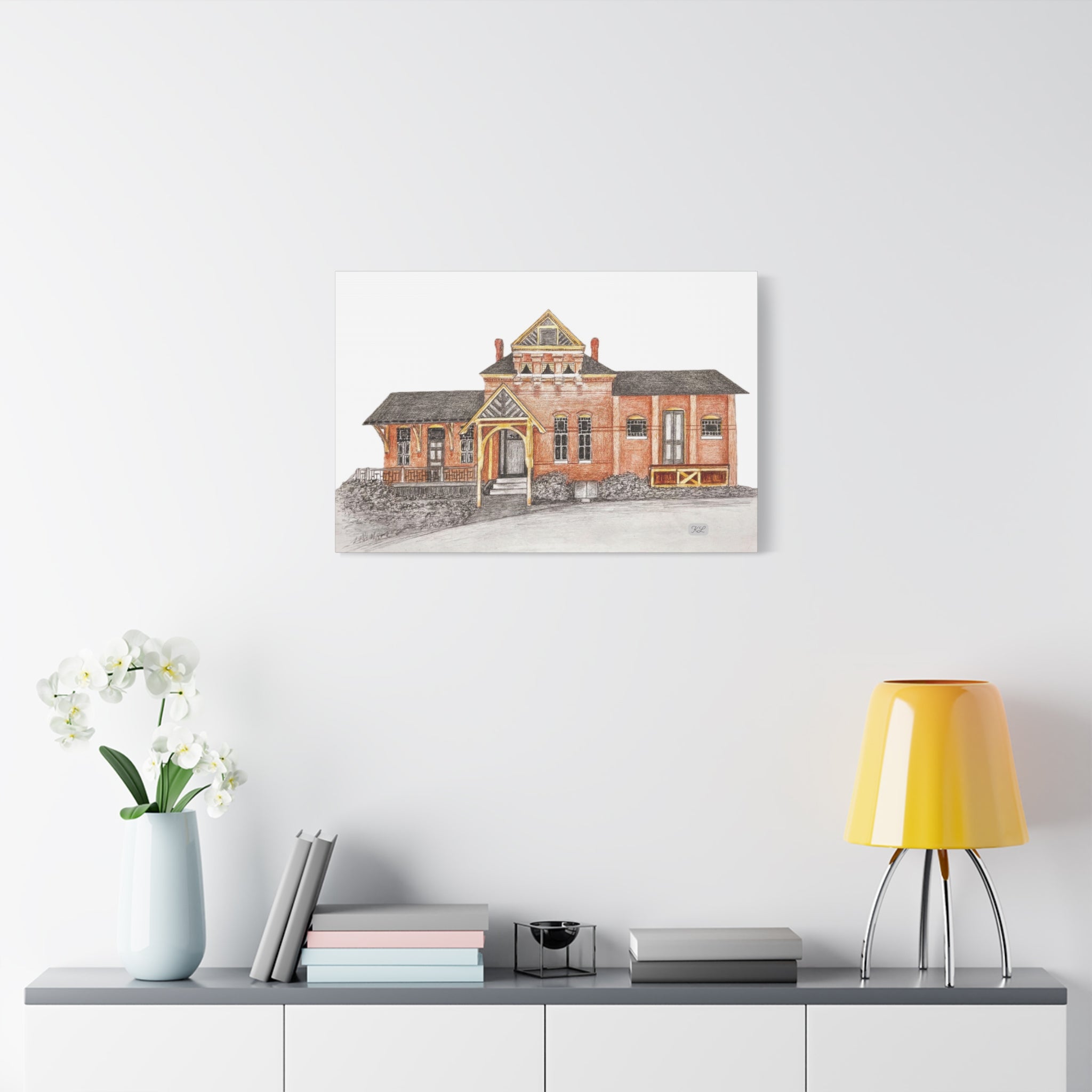 Sykesville Station Canvas Wall Art