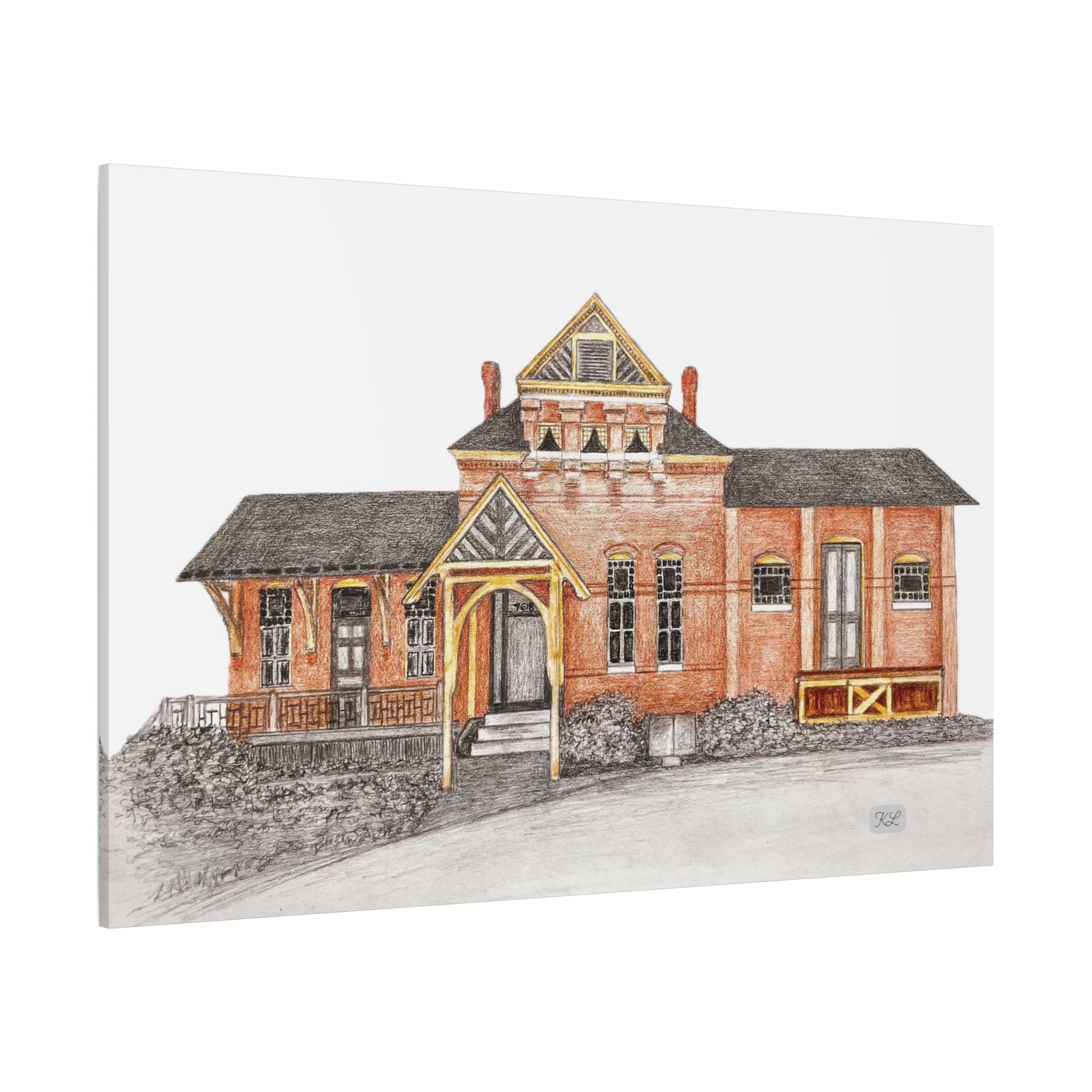 Sykesville Station Canvas Wall Art