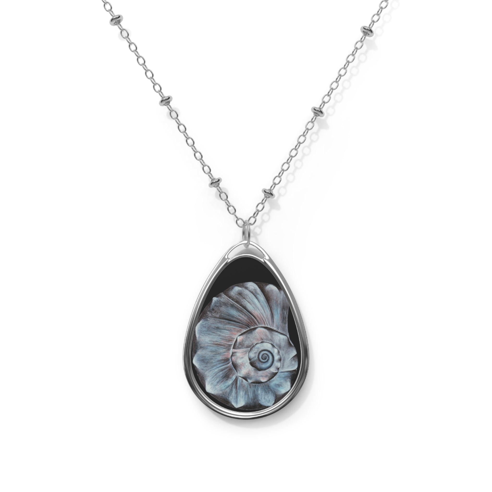OBX Welk Shell Oval Necklace