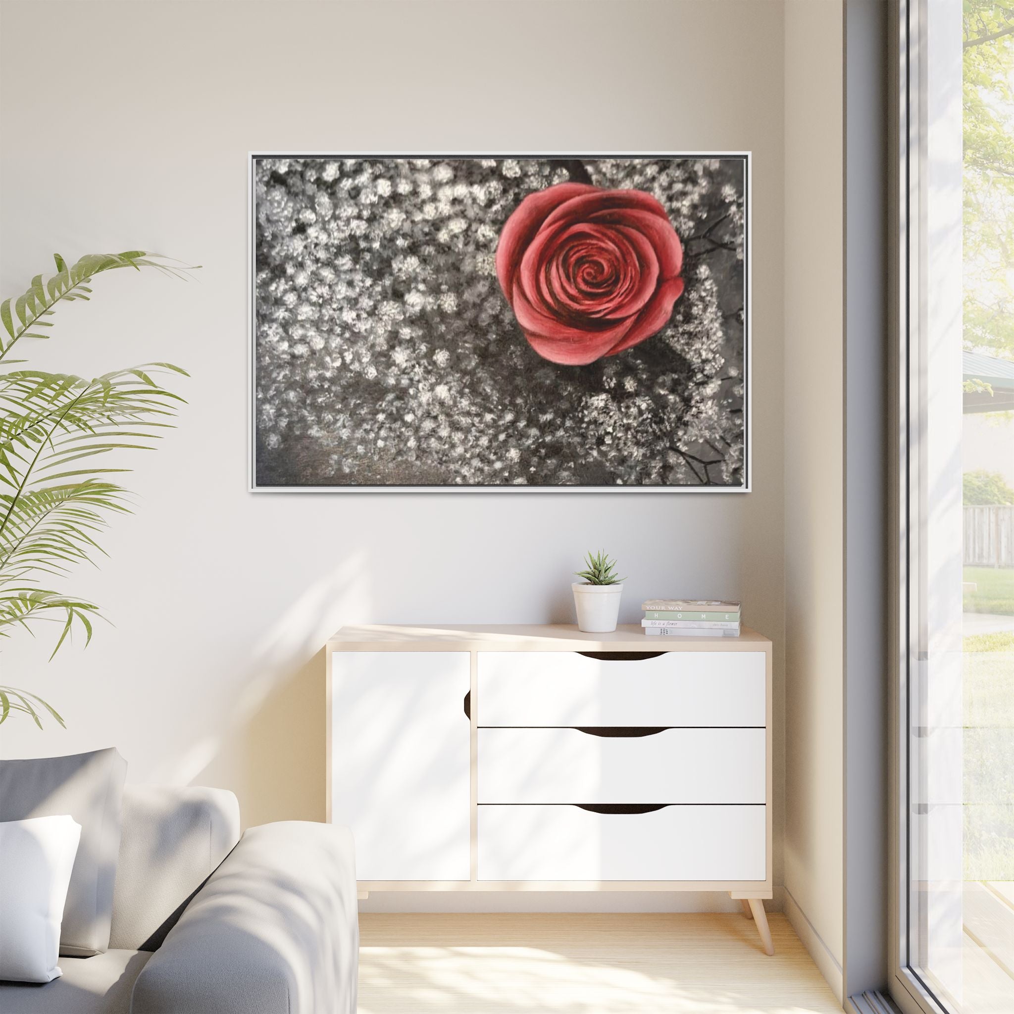Artist Rose Wall Print