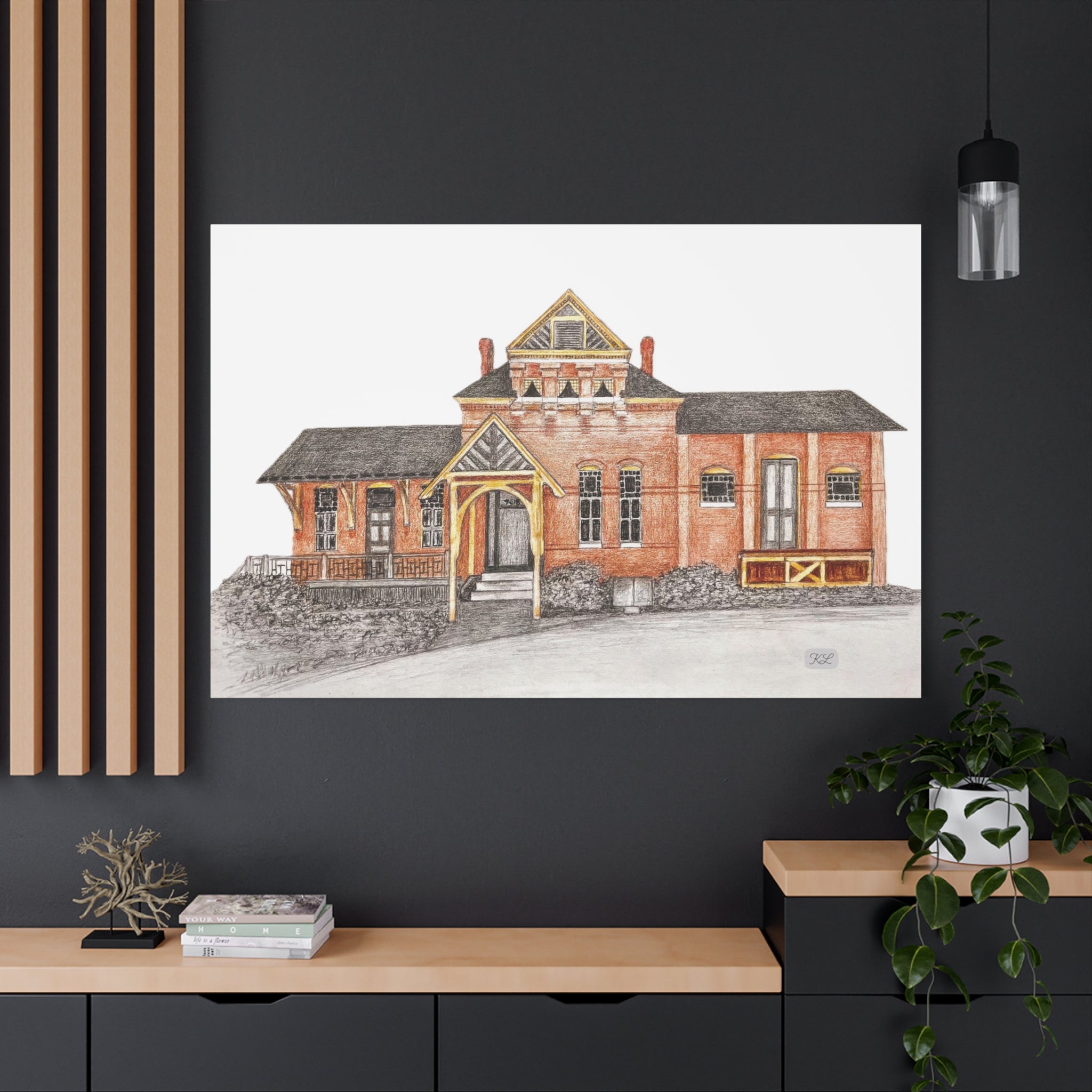Sykesville Station Canvas Wall Art