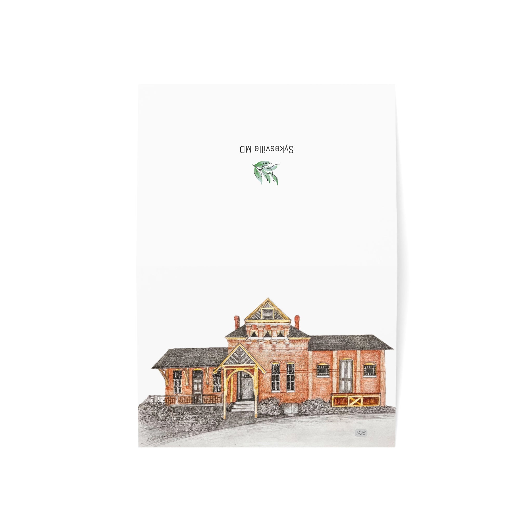 Sykesville Station Greeting Cards (1, 10, 30, and 50pcs)
