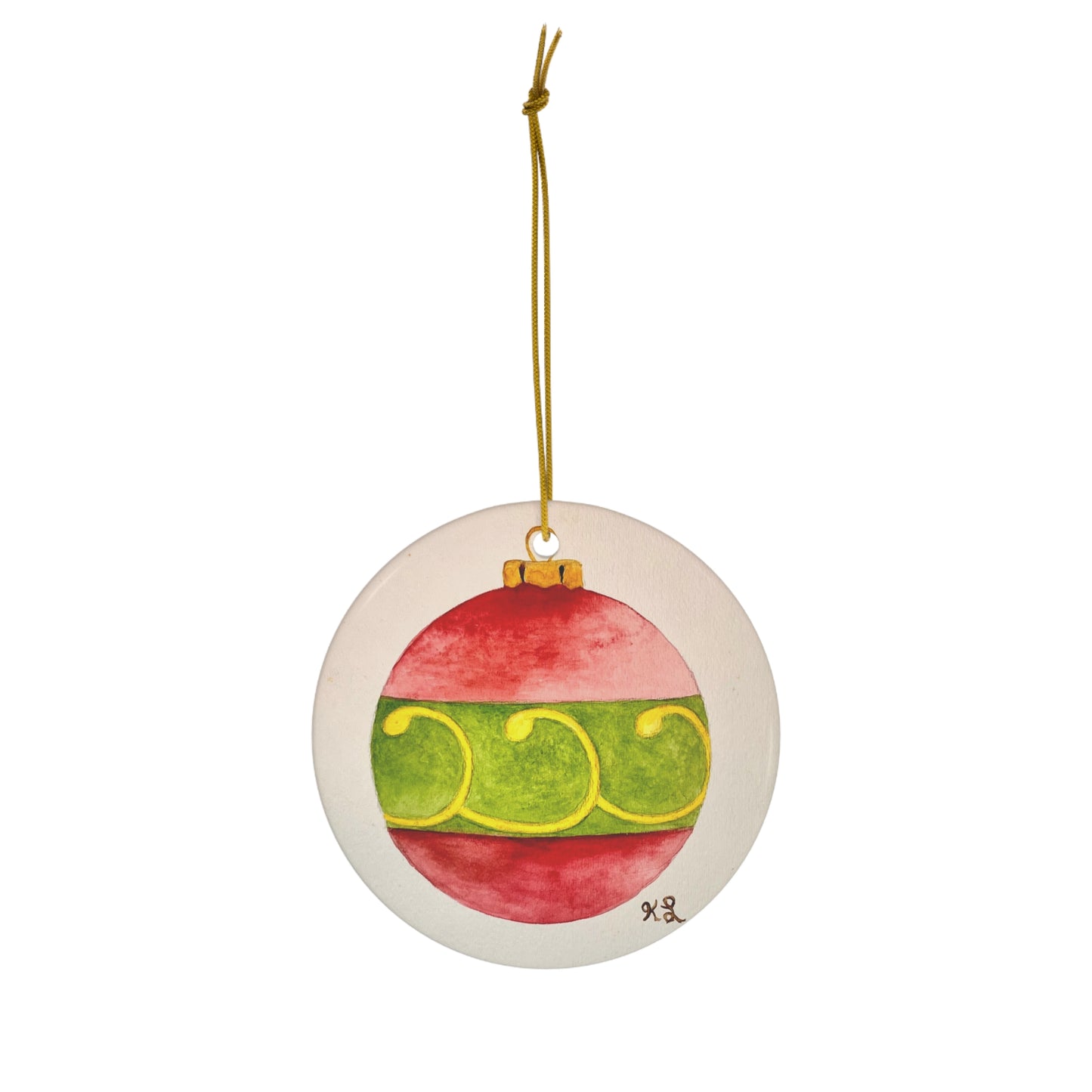 Christmas Ornament, Ceramic Ornament, Signature Collection