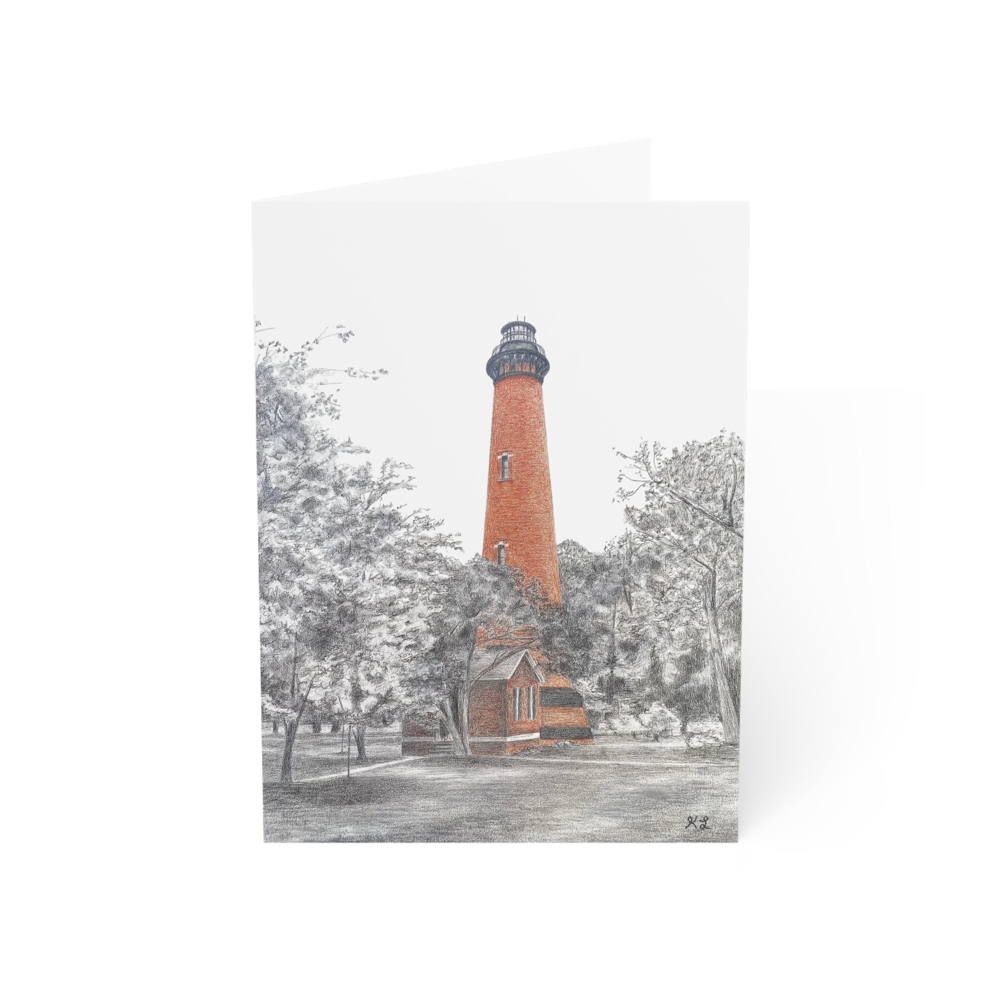 Currituck Lighthouse Greeting Cards (1, 10, 30, and 50pcs)