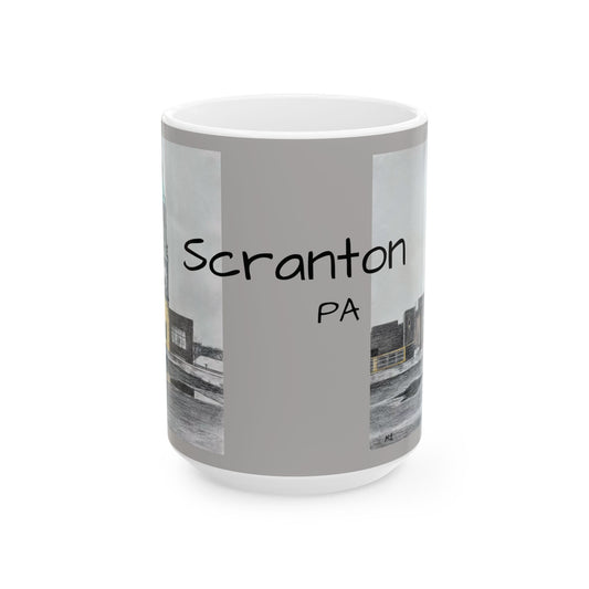 Scranton PA Lace Company Ceramic Mug, (11oz, 15oz)