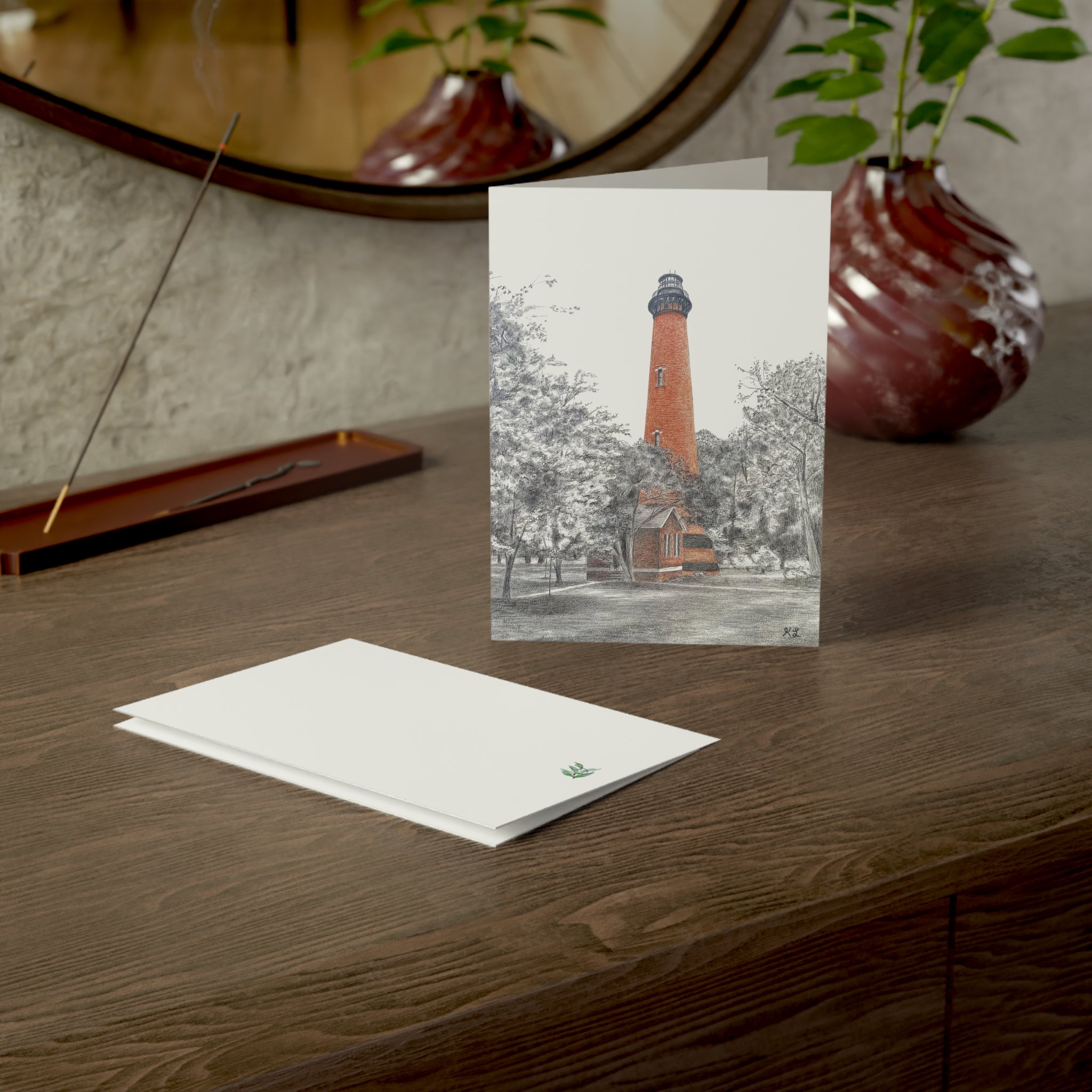 Currituck Lighthouse Greeting Cards (1, 10, 30, and 50pcs)