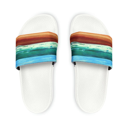 E, Dogwood Trail Men's Beach Slide Sandals