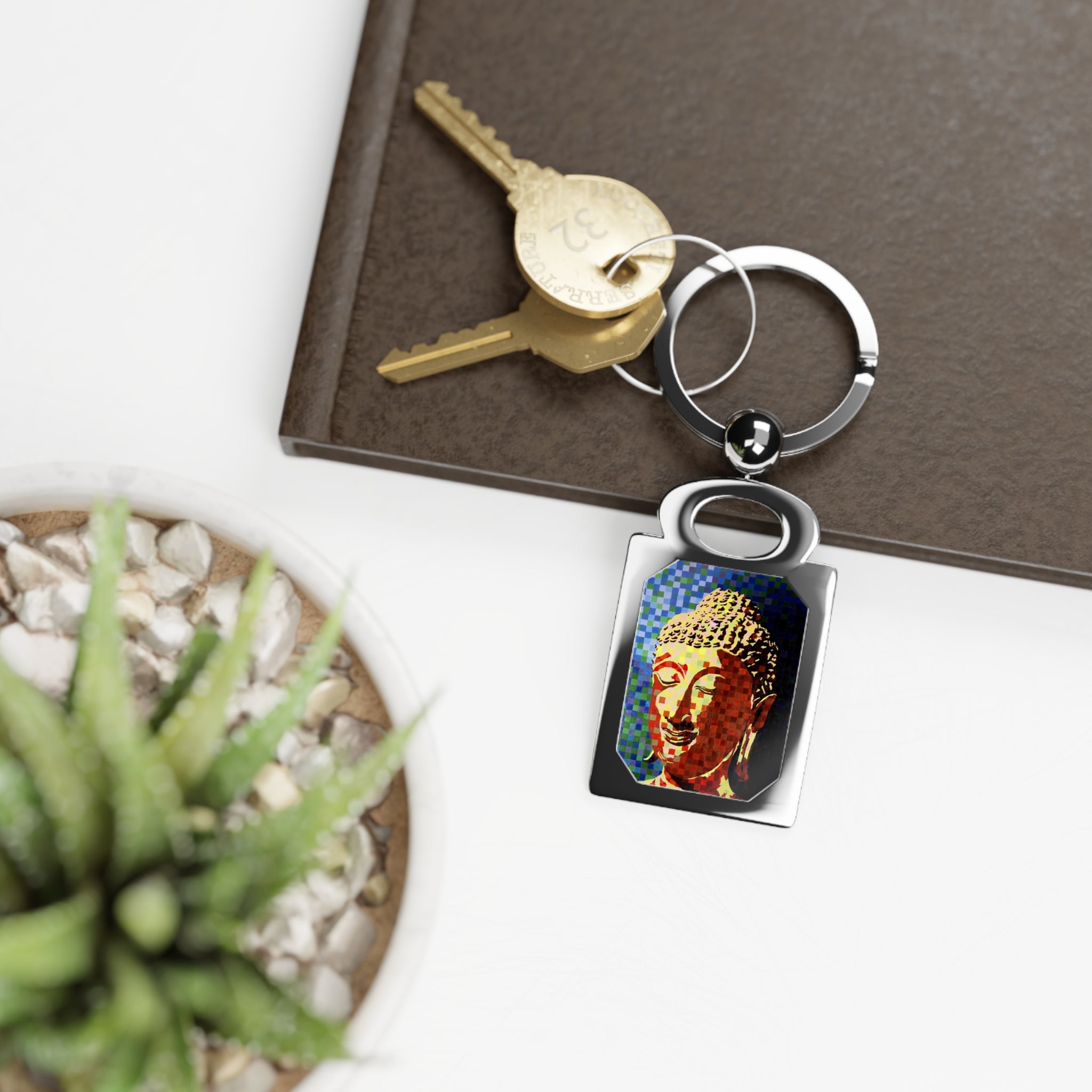 Buddha painting Keychain