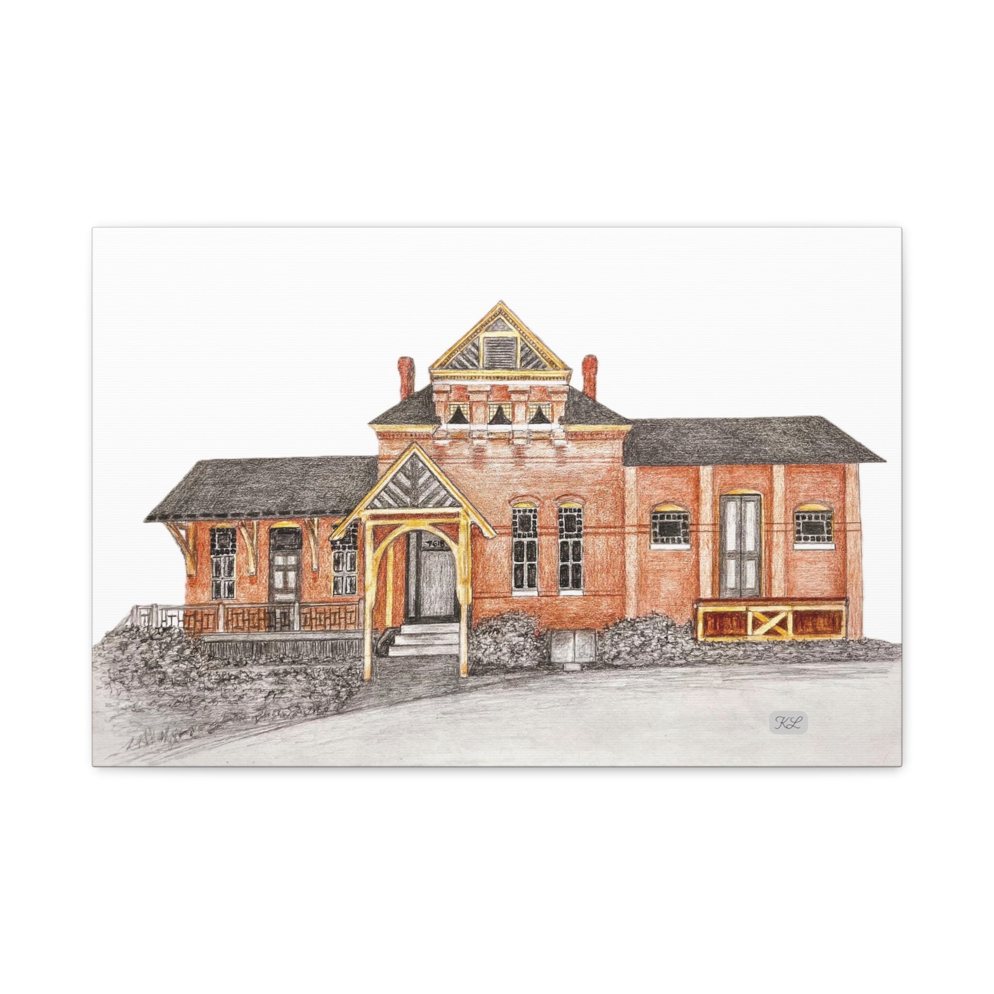 Sykesville Station Canvas Wall Art
