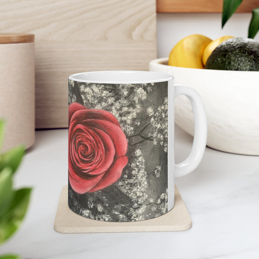 Artist Rose Ceramic Mug 11oz