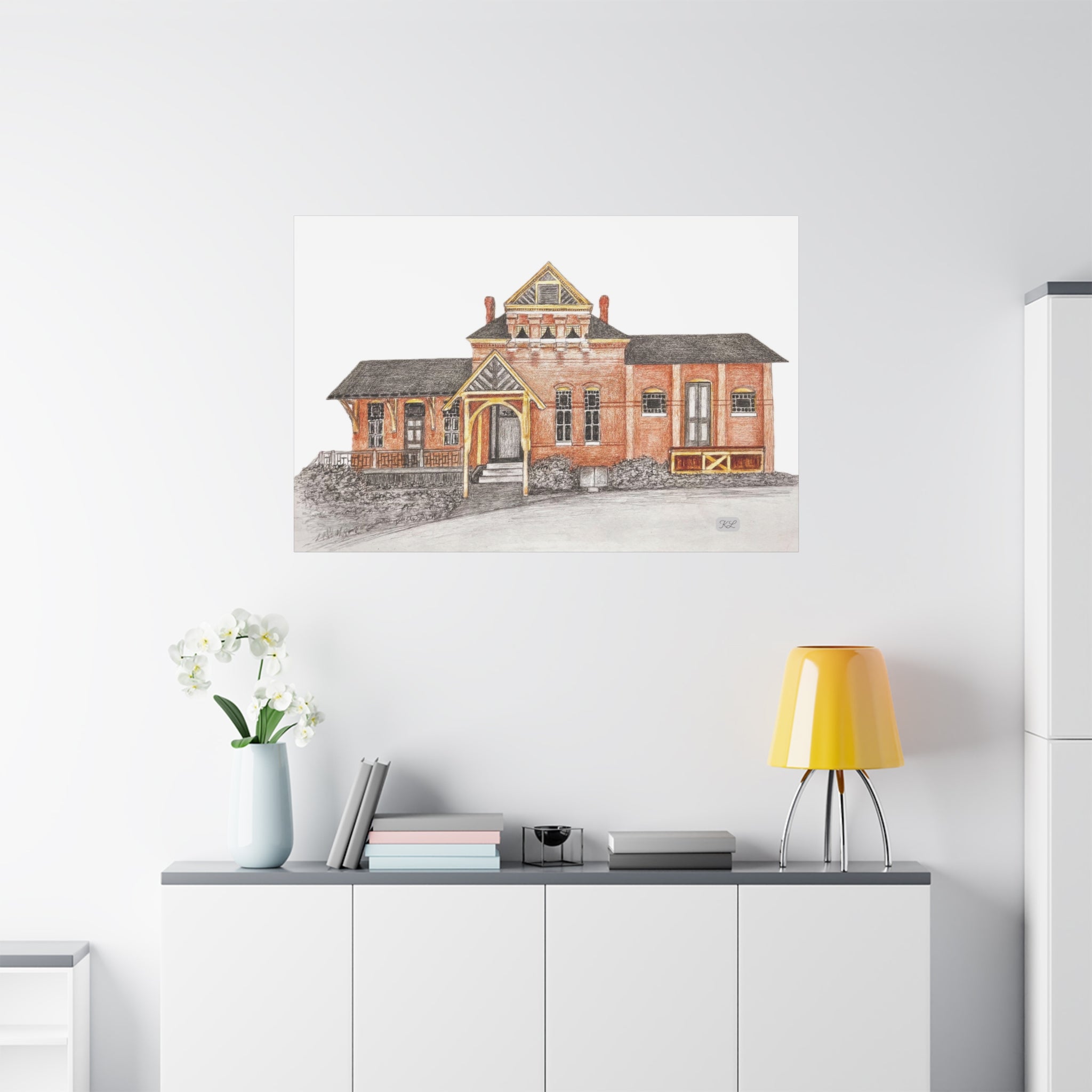 Sykesville Station Canvas Wall Art