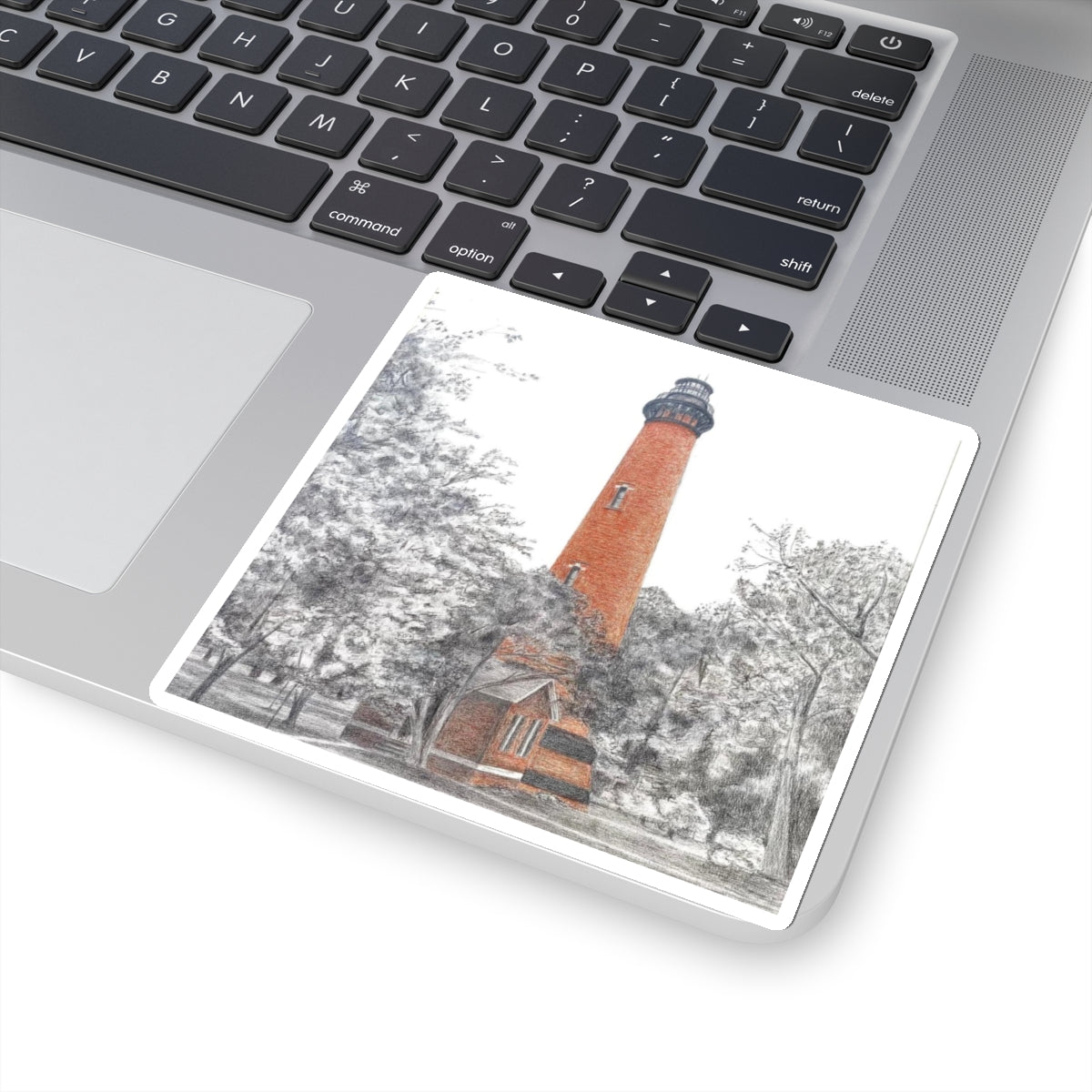 Currituck Lighthouse Kiss-Cut Stickers