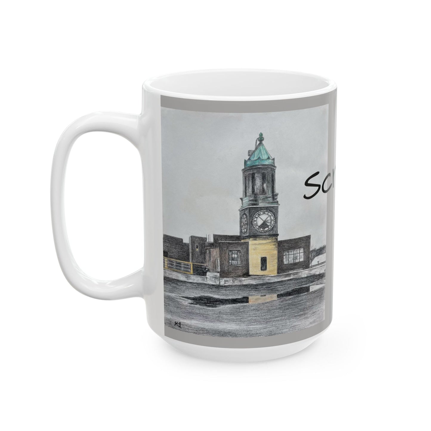 Scranton PA Lace Company Ceramic Mug, (11oz, 15oz)