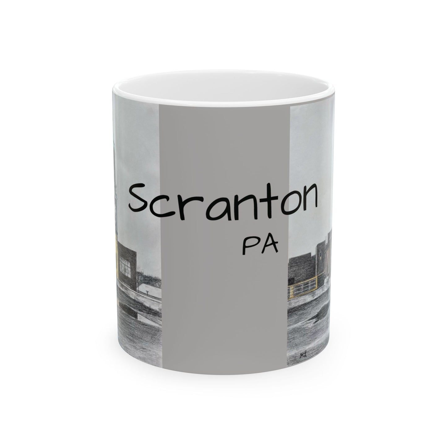 Scranton PA Lace Company Ceramic Mug, (11oz, 15oz)