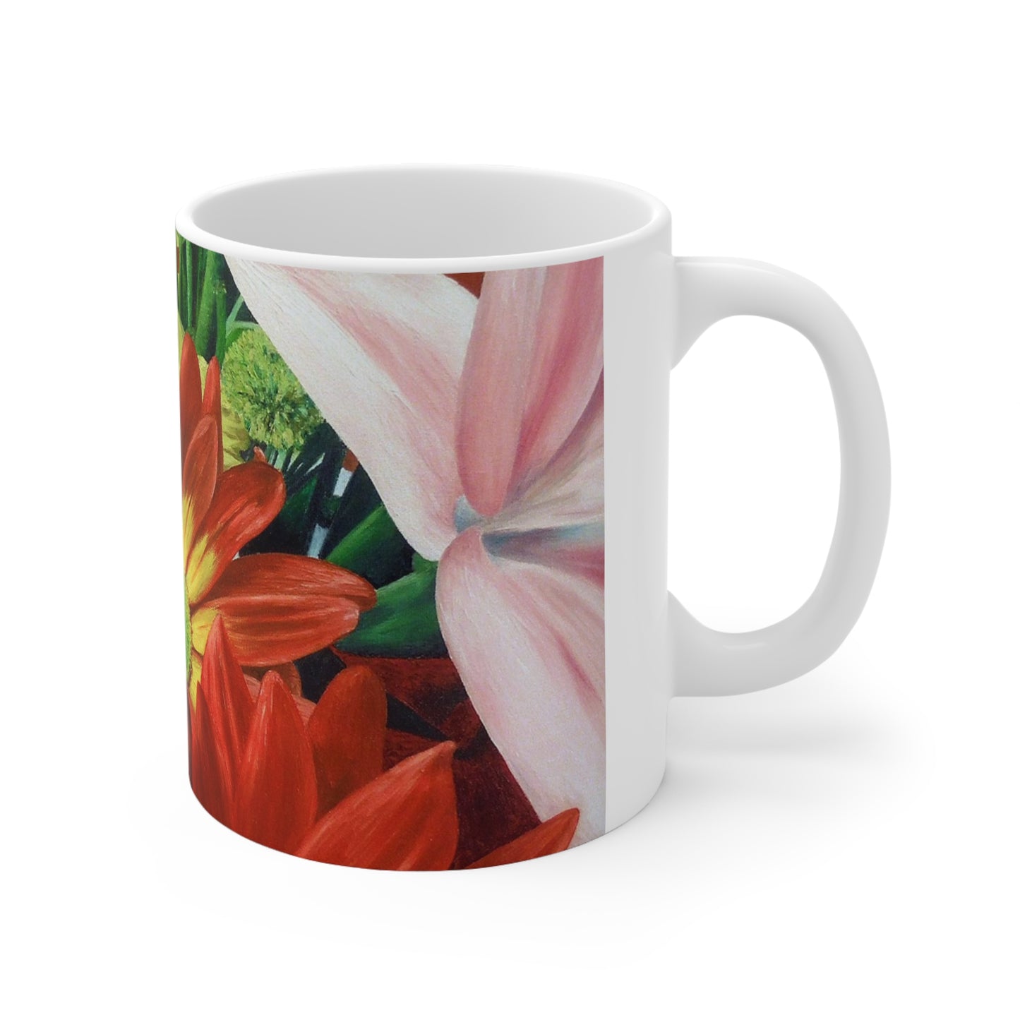 Bunch Of Flowers Ceramic Mug 11oz