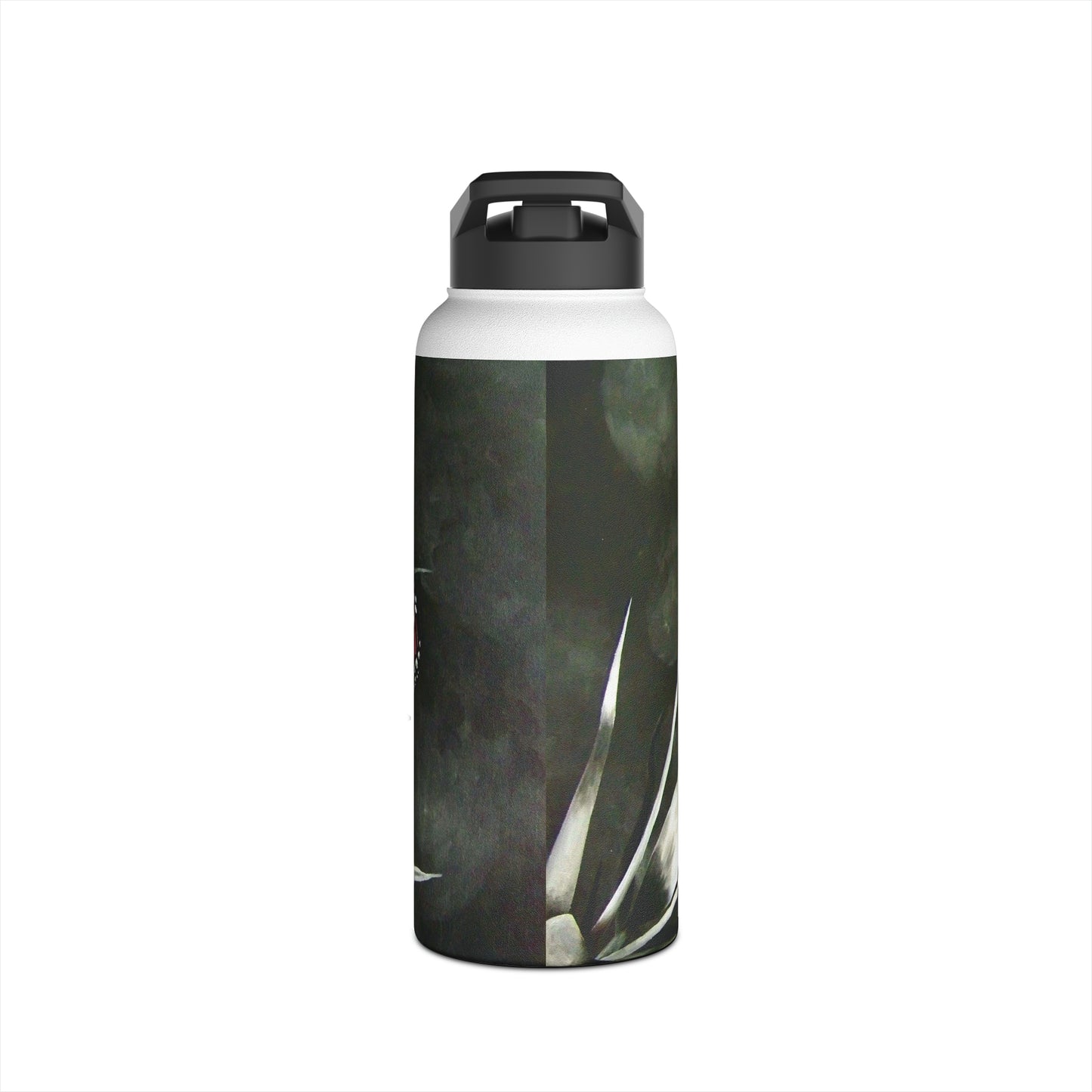 The First Butterfly Stainless Steel Water Bottle, Standard Lid