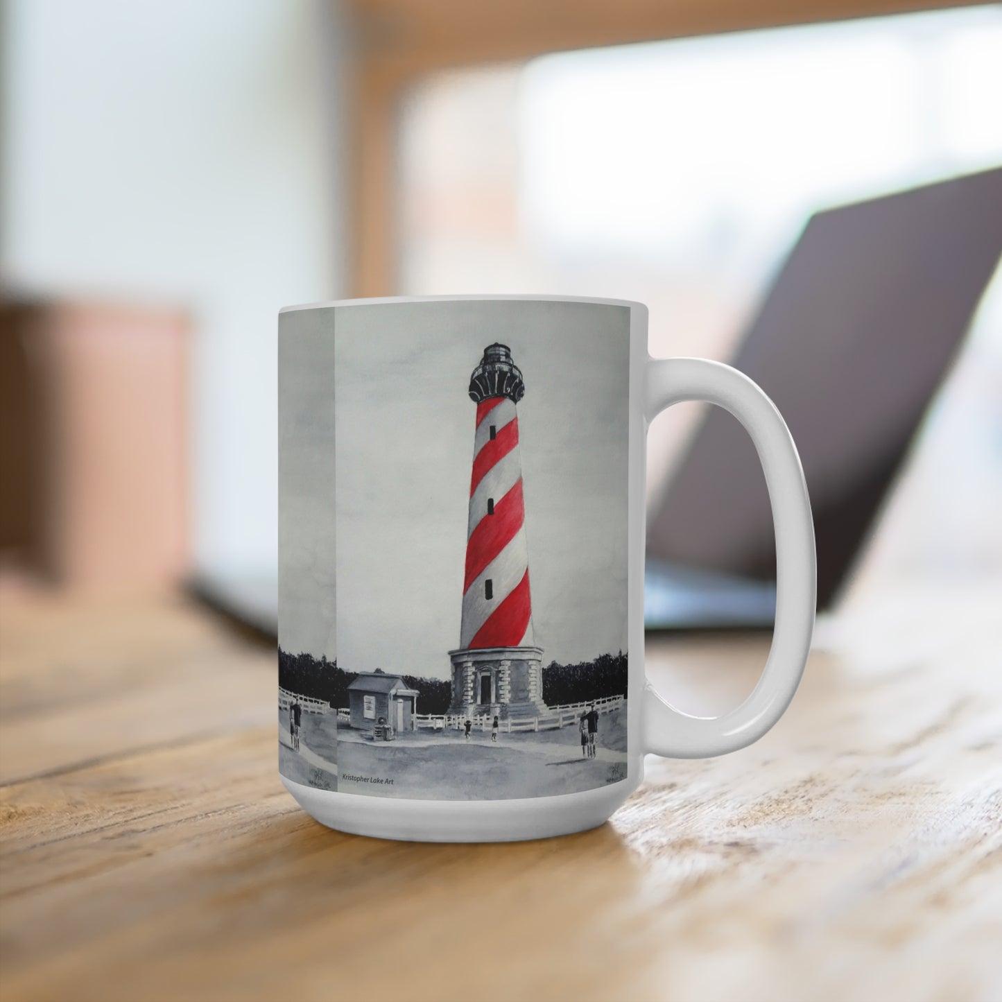 Hatteras Lighthouse Surreal Mug 15oz