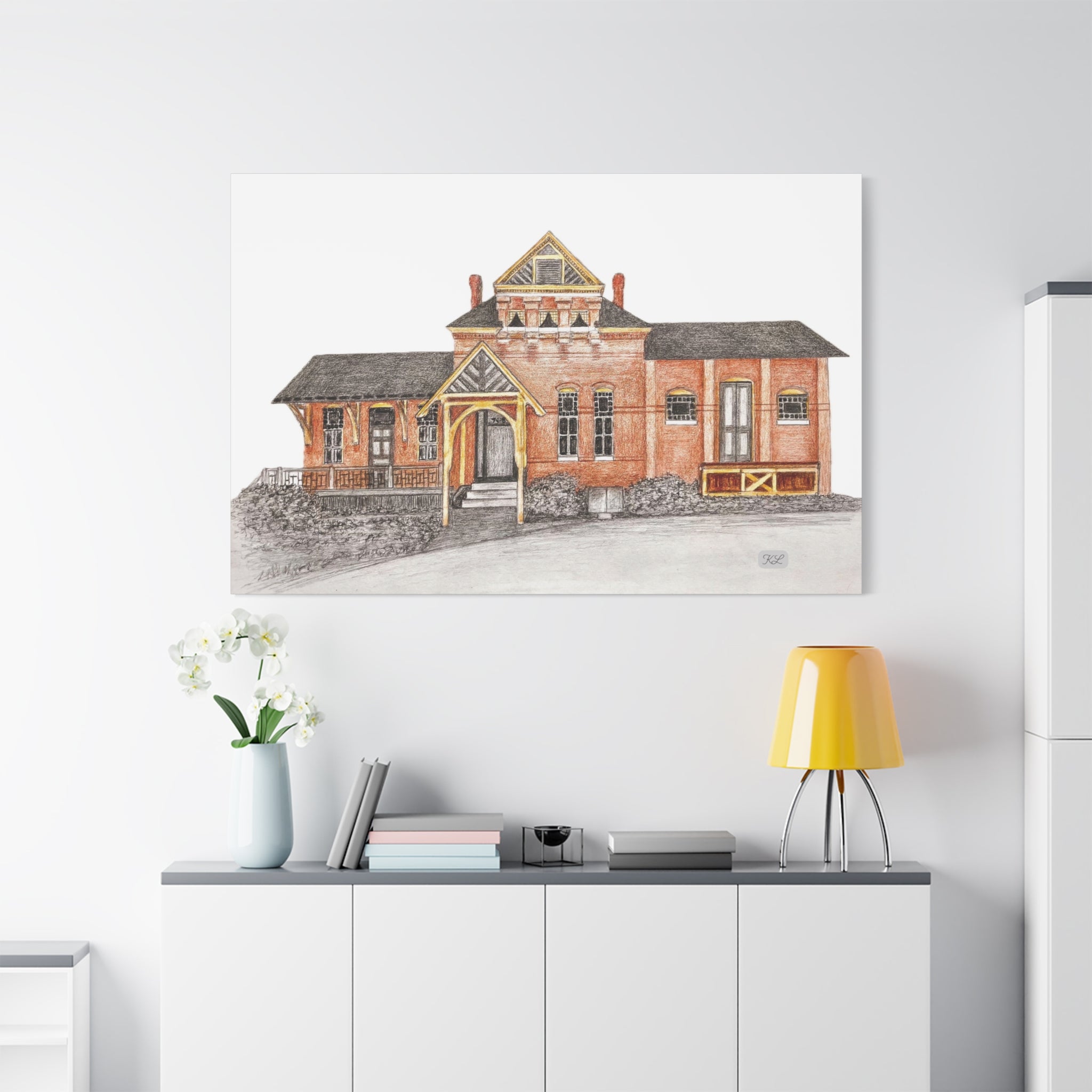 Sykesville Station Canvas Wall Art