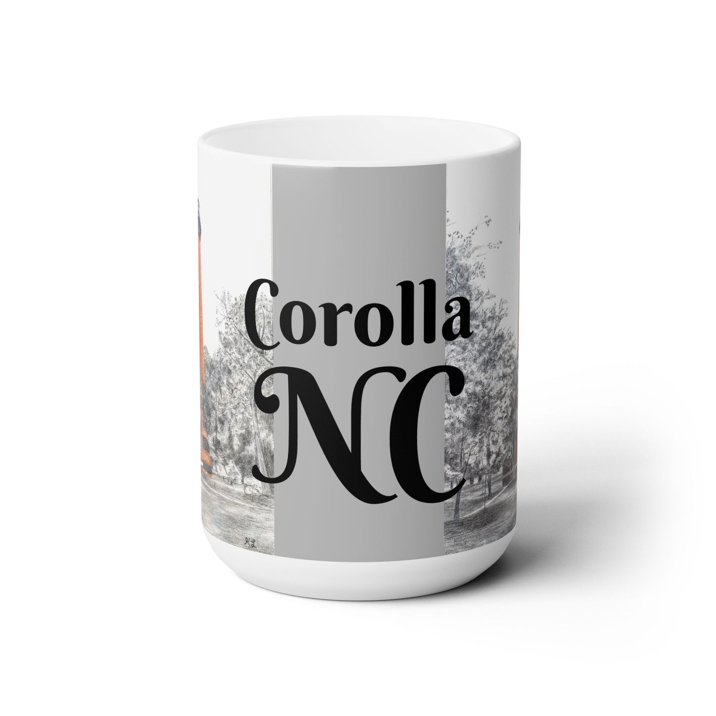 Currituck Lighthouse Corolla NC Ceramic Mug 15oz