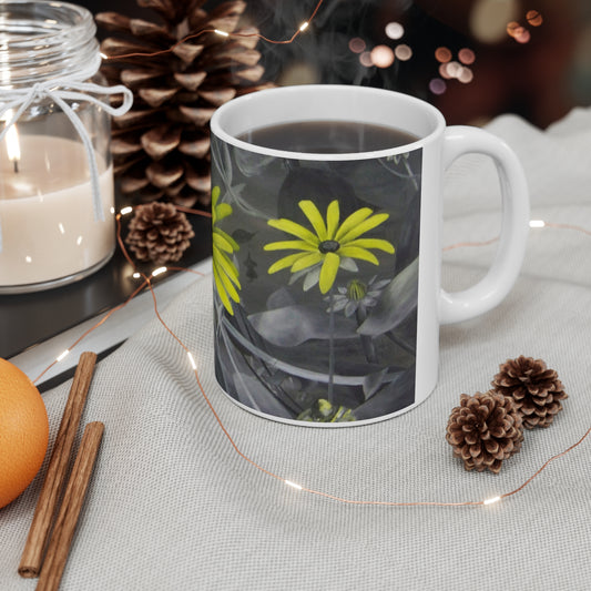 Le Daisy Ceramic Mug 11oz