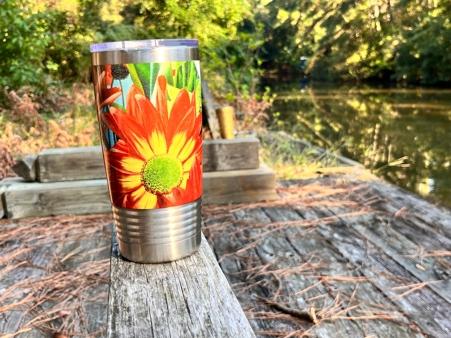 Bunch Of Flowers Ringneck Tumbler, 20oz