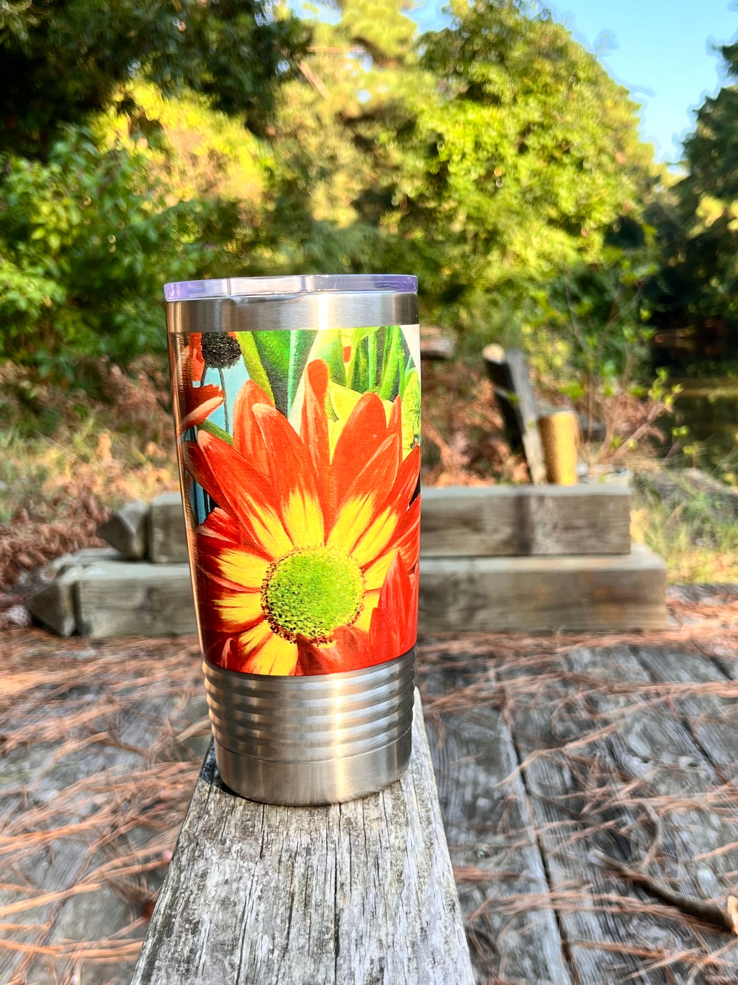 Bunch Of Flowers Ringneck Tumbler, 20oz