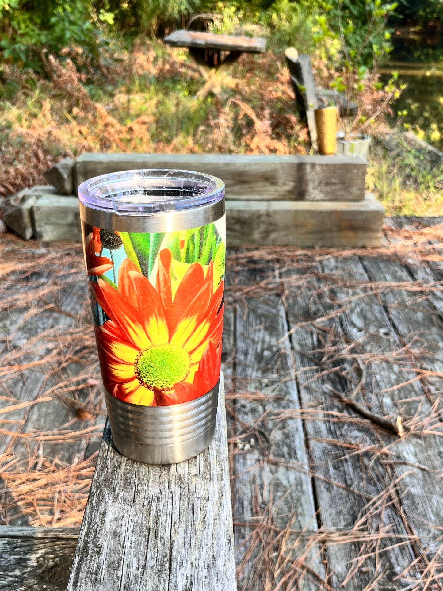 Bunch Of Flowers Ringneck Tumbler, 20oz